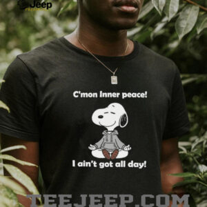 Snoopy C'mon Inner Peace T Shirt