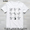 Snoopy Meditating Peace, Love & Light Funny Graphic T Shirt