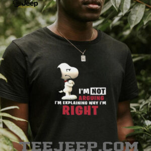 Snoopy I’m Not Arguing I’m Explaining Why I’m Right Shirt, Merch, Gear & Apparel Snoopy I’m Not Arguing I’m Explaining Why I’m Right Shirt, Merch, Gear & Apparel