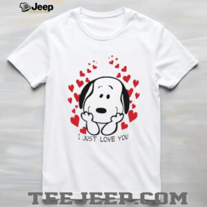 Snoopy Love Heart T Shirt, Cute Peanuts Cartoon Character, Unisex Graphic Tee Snoopy Love Heart T Shirt, Cute Peanuts Cartoon Character, Unisex Graphic Tee