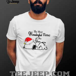 Snoopy The Most Wonderful Time of the Year Christmas T Shirt