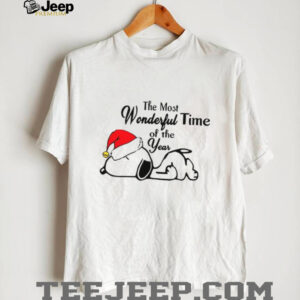 Snoopy The Most Wonderful Time of the Year Christmas T Shirt