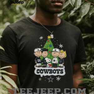 Snoopy The Peanuts Dallas Cowboys Christmas Shirt