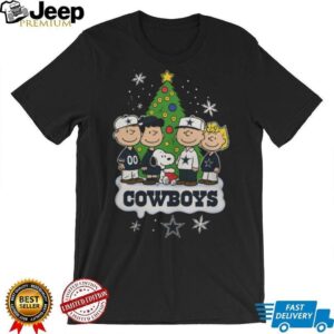 Snoopy The Peanuts Dallas Cowboys Christmas Shirt