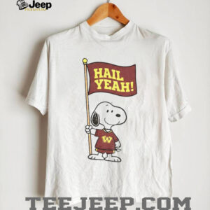 Snoopy Washington Commanders Football Hail Yeah cartoon shirt