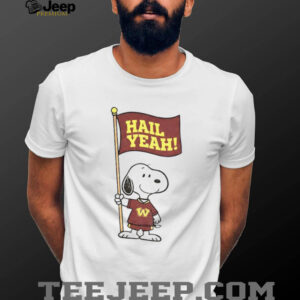 Snoopy Washington Commanders Football Hail Yeah cartoon shirt