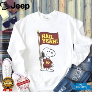 Snoopy Washington Commanders Football Hail Yeah cartoon shirt