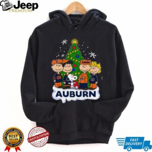 Snoopy and Friends Auburn Christmas Shirt