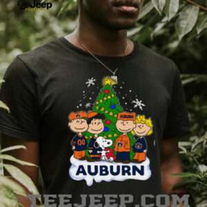 Snoopy and Friends Auburn Christmas Shirt