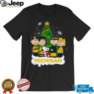 Snoopy and Friends Michigan Wolverines Christmas Sweater