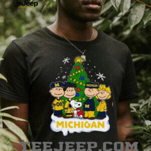 Snoopy and Friends Michigan Wolverines Christmas Sweater
