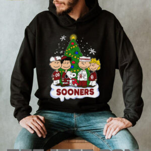 Snoopy and The Peanuts Oklahoma Sooners Christmas Long Sleeve T Shirt