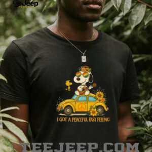 Snoopy and Woodstock I Got a Peaceful Easy Feeling T Shirt Snoopy and Woodstock I Got a Peaceful Easy Feeling T Shirt