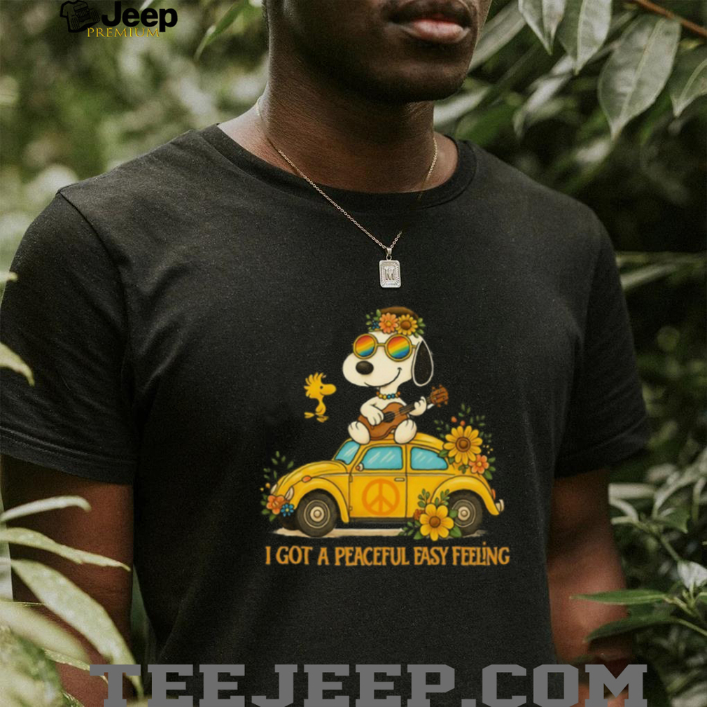 Snoopy and Woodstock I Got a Peaceful Easy Feeling T Shirt Snoopy and Woodstock I Got a Peaceful Easy Feeling T Shirt