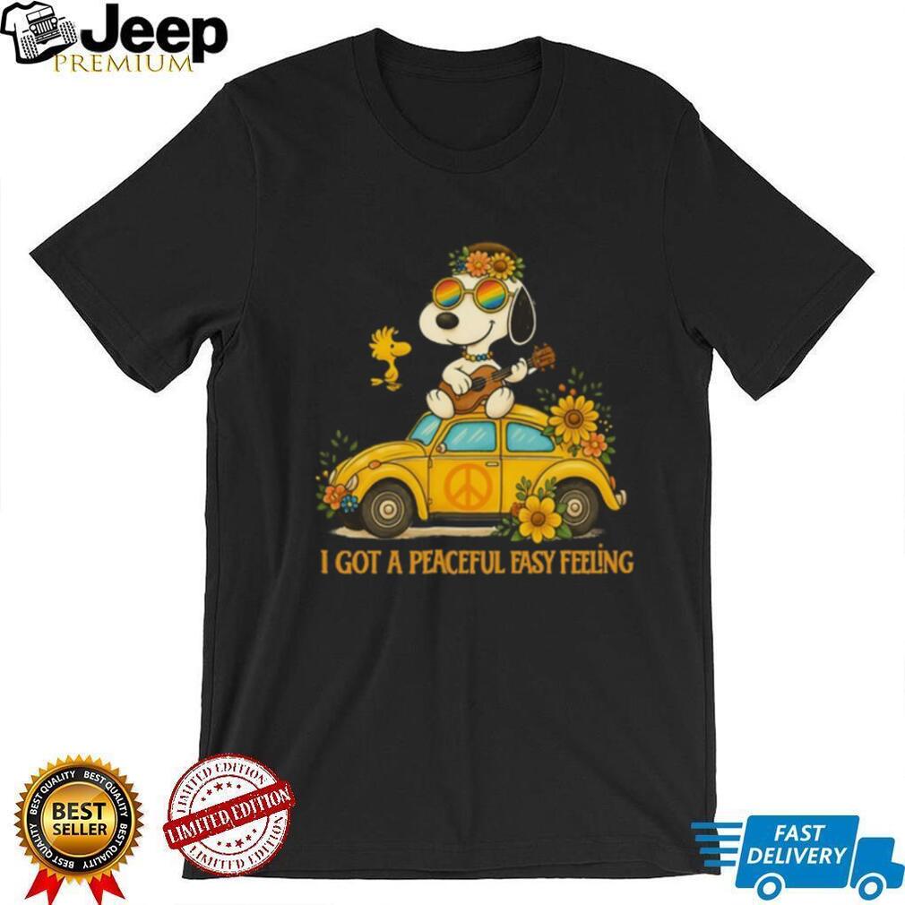 Snoopy and Woodstock I Got a Peaceful Easy Feeling T Shirt Snoopy and Woodstock I Got a Peaceful Easy Feeling T Shirt