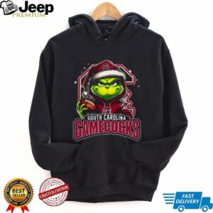 South Carolina Gamecocks Grinch Christmas Football Shirt