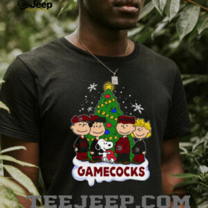 South Carolina Gamecocks Peanuts Christmas T Shirt
