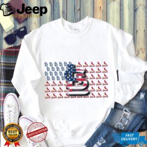 St. Louis Cardinals Stars & Stripes Logo T shirt