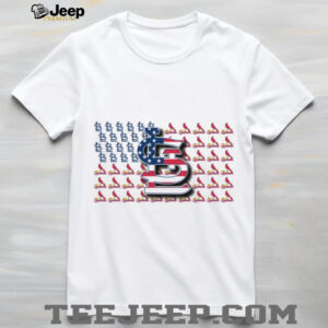 St. Louis Cardinals Stars & Stripes Logo T shirt