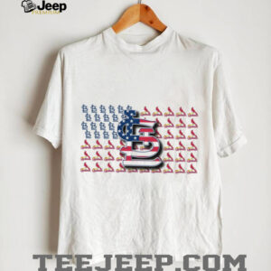 St. Louis Cardinals Stars & Stripes Logo T shirt