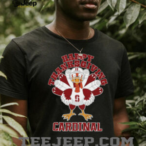 Stanford Cardinal Happy Thanksgiving Turkey TShirt