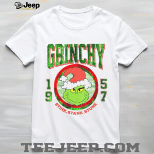 Stink Stank Stunk Santa Grinch Santa Claus 1957 Merry Christmas shirt