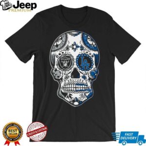Sugar Skull Los Angeles Dodgers shirt