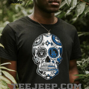 Sugar Skull Los Angeles Dodgers shirt