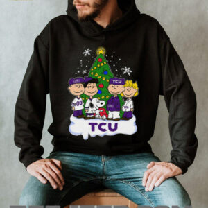 TCU Peanuts Snoopy and Friends Christmas T Shirt