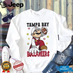Tampa Bay Buccaneers NFL x Super Mario Bros Mashup T Shirt