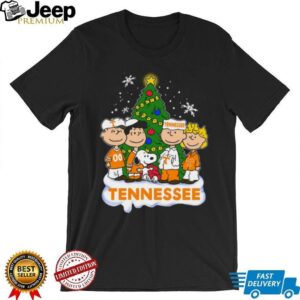 Tennessee Volunteers Peanuts Christmas T Shirt Tennessee Volunteers Peanuts Christmas T Shirt