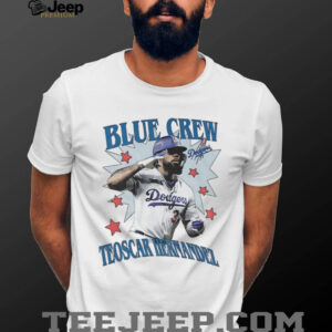 Teoscar Hernández Blue Crew Los Angeles Dodgers Baseball players World Series 2025 shirt