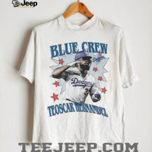 Teoscar Hernández Blue Crew Los Angeles Dodgers Baseball players World Series 2025 shirt