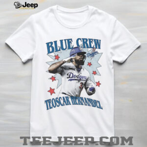 Teoscar Hernández Blue Crew Los Angeles Dodgers Baseball players World Series 2025 shirt