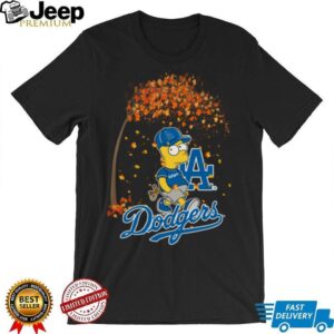 Texas Autumn Los Angeles Dodgers T Shirt Official MLB Fan Tee