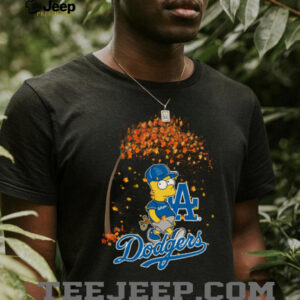 Texas Autumn Los Angeles Dodgers T Shirt Official MLB Fan Tee