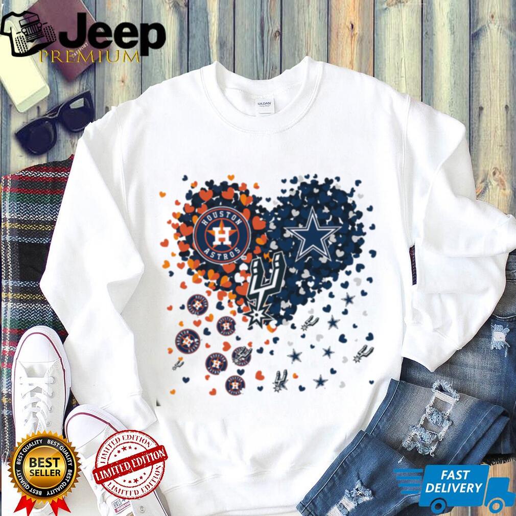 Texas Sports Fan Heart T Shirt Texas Sports Fan Heart T Shirt