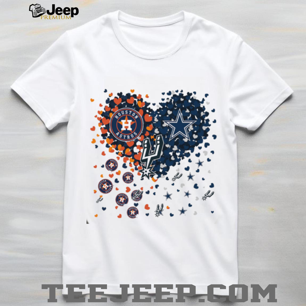 Texas Sports Fan Heart T Shirt Texas Sports Fan Heart T Shirt