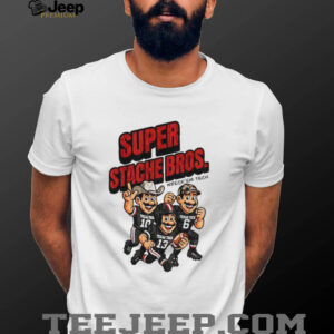 Texas Tech Red Raiders football Super Stache Bros cartoon Game Day shirt