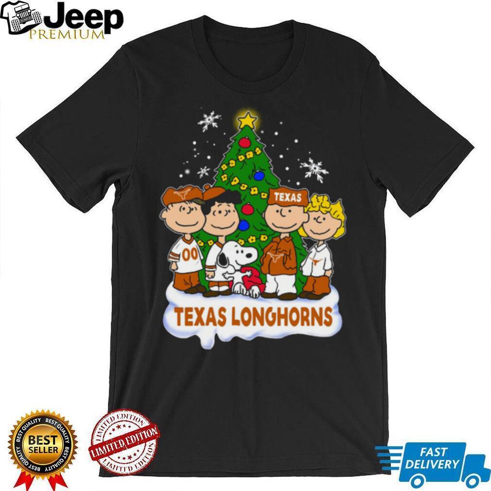 Texax Longhorns Peanuts Snoopy and Friends Christmas T Shirt Texax Longhorns Peanuts Snoopy and Friends Christmas T Shirt