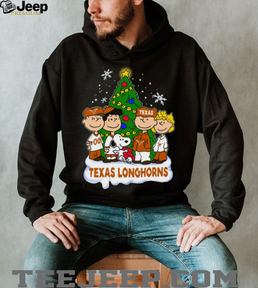Texax Longhorns Peanuts Snoopy and Friends Christmas T Shirt Texax Longhorns Peanuts Snoopy and Friends Christmas T Shirt