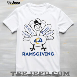 Thanksgiving with Los Angeles Rams Heroes shirt