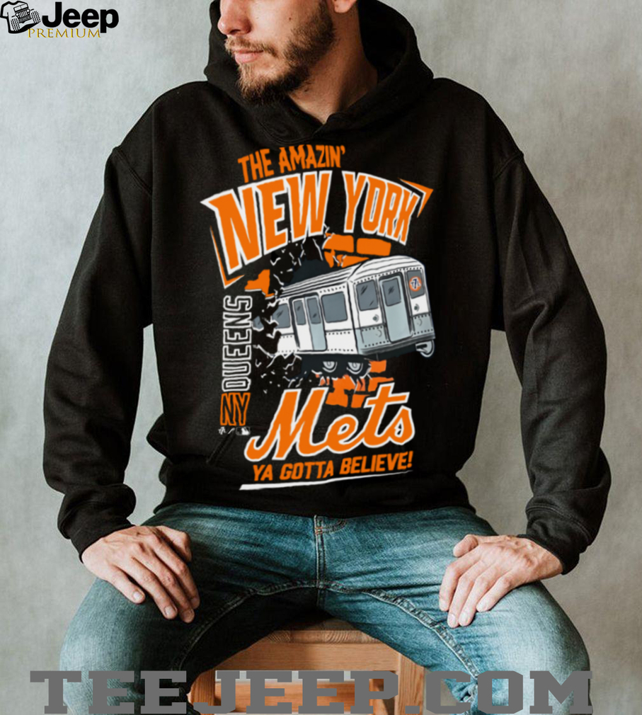 The 7 Line New York Mets Train To The Game Tee The 7 Line New York Mets Train To The Game Tee