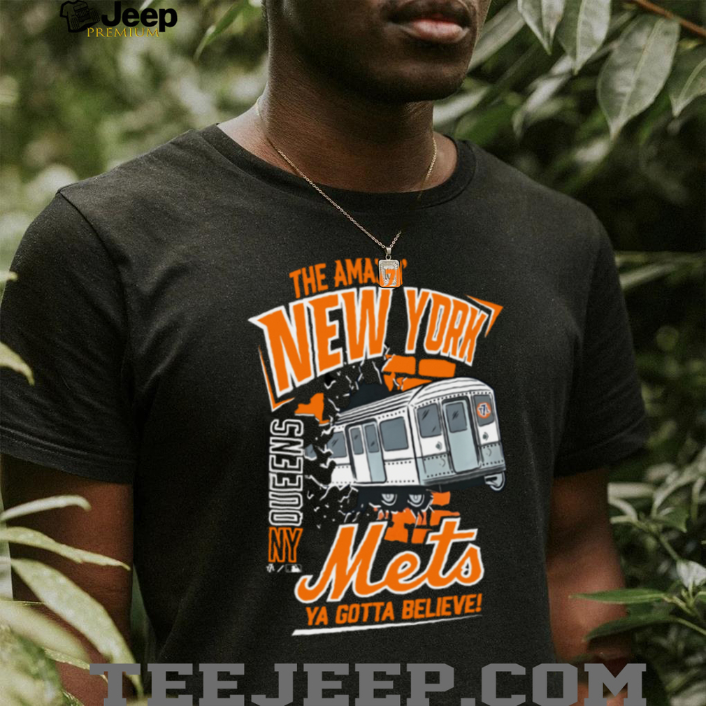 The 7 Line New York Mets Train To The Game Tee The 7 Line New York Mets Train To The Game Tee