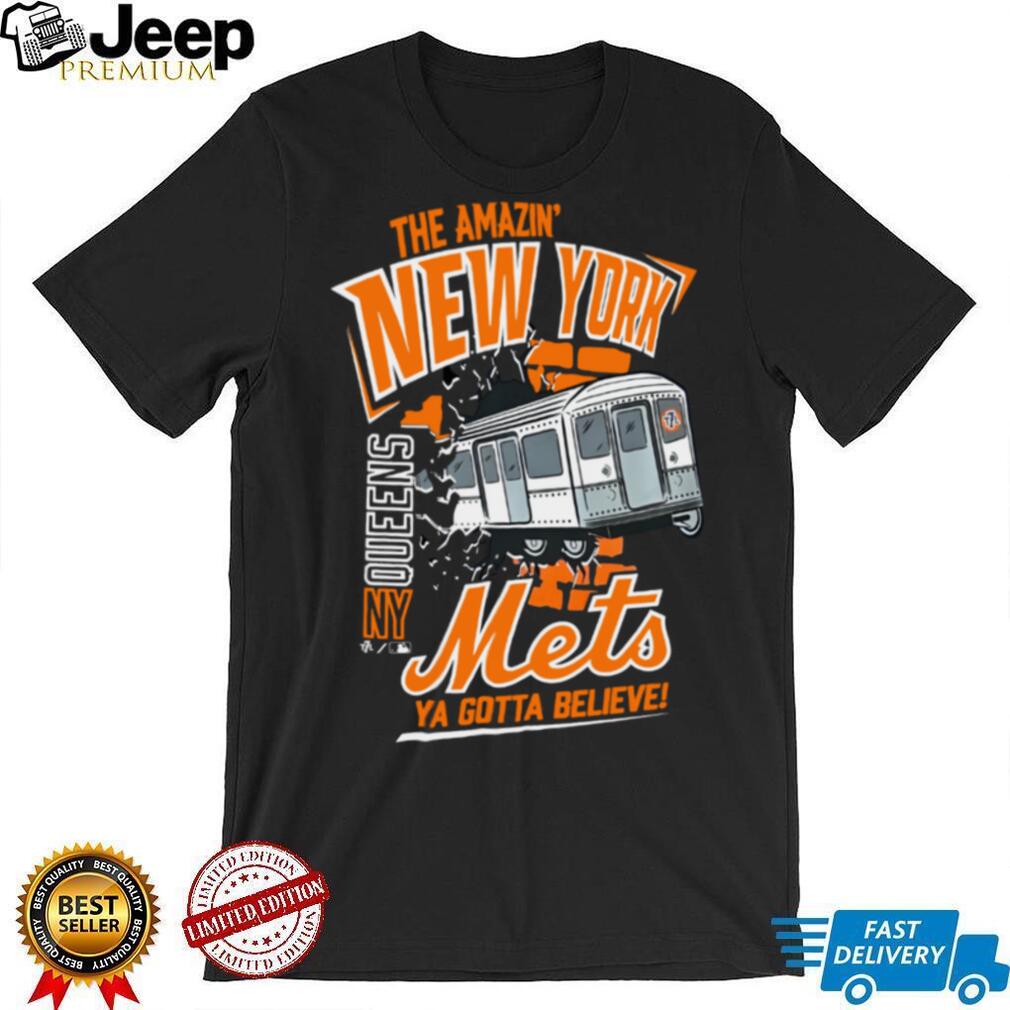 The 7 Line New York Mets Train To The Game Tee The 7 Line New York Mets Train To The Game Tee