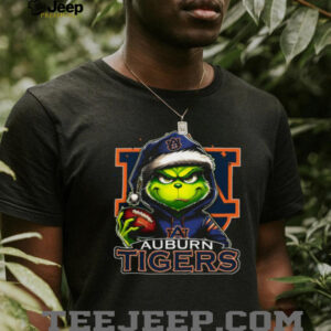 The Grinch Auburn Tigers Football Christmas Shirt
