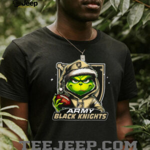 The Grinch Black Knights Football Christmas Shirt