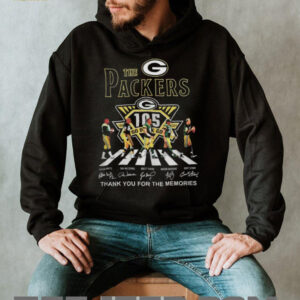 The Packers 105 Years 1919 2024 Abbey Road Thank You For The Memories Signature Shirt