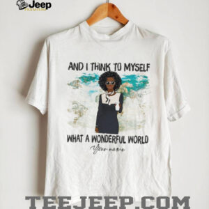 The World Awaits Personalized T Shirt