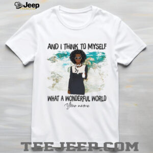 The World Awaits Personalized T Shirt